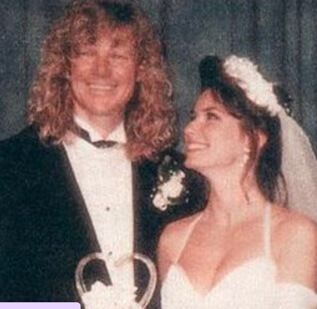 Mutt Lange with his ex-wife, Shania Twain.